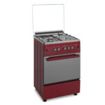 Maxi 60*60 (3+1) Burner Gas Cooker Red MAXI6060-M4-RED