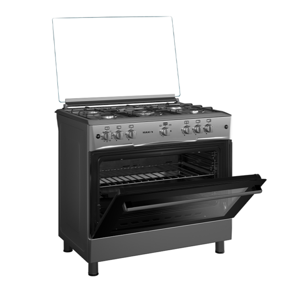 Maxi 60*90 5 Burner Gas Cooker INOX - Image 4