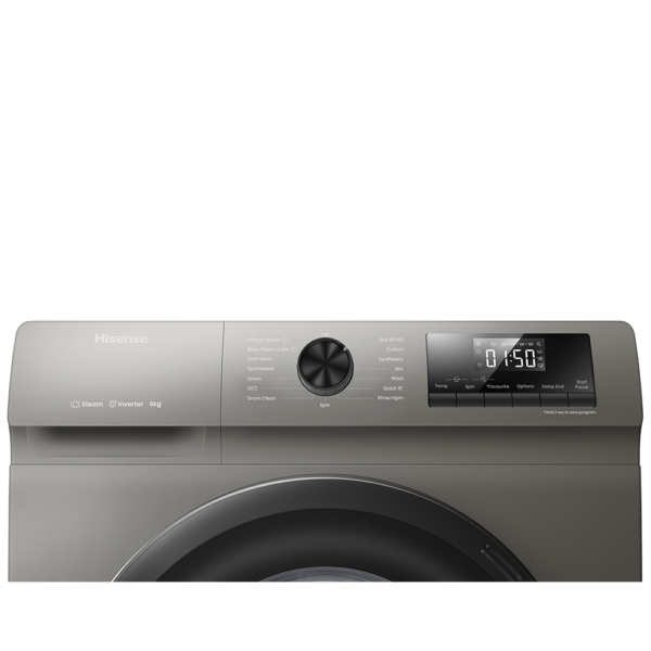 Hisense WFQP8014T 8KG Front Load Washing Machine - Image 4