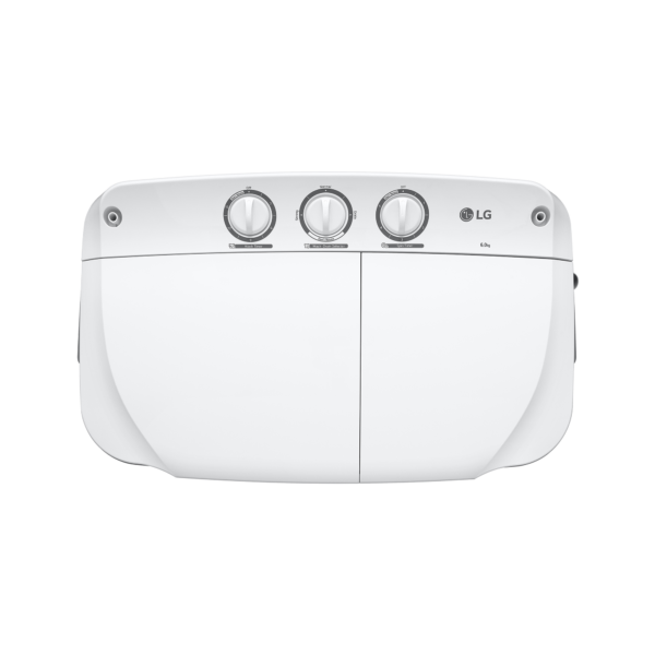 LG WP-710RD 6KG Top Load Twin Tub Washing Machine LGWM710RD-WP - Image 3