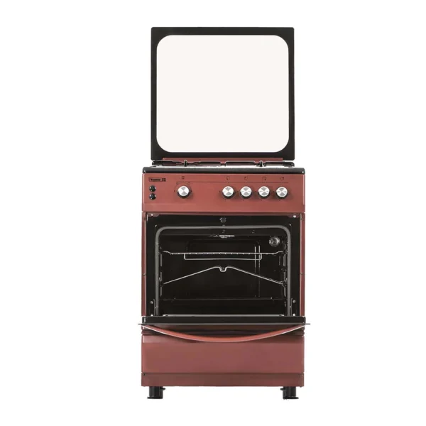 SCANFROST 60X60 3 Gas Burners 1 Hotplate Burgundy – APSCCKFG45 / CK6302R - Image 2