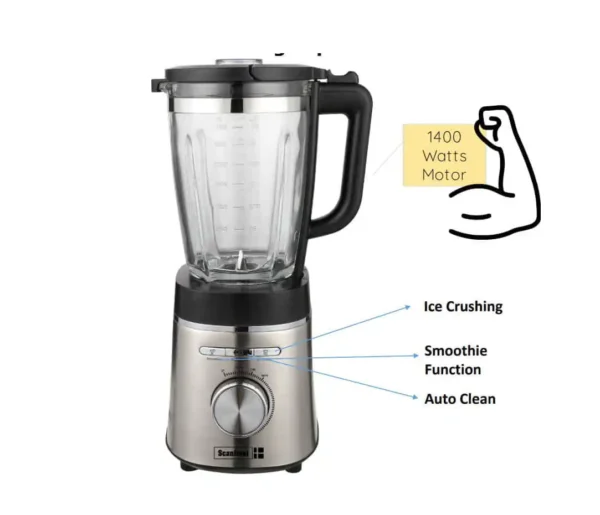 Scanfrost Smoothie Maker with Pulse Function SFKAB1400W